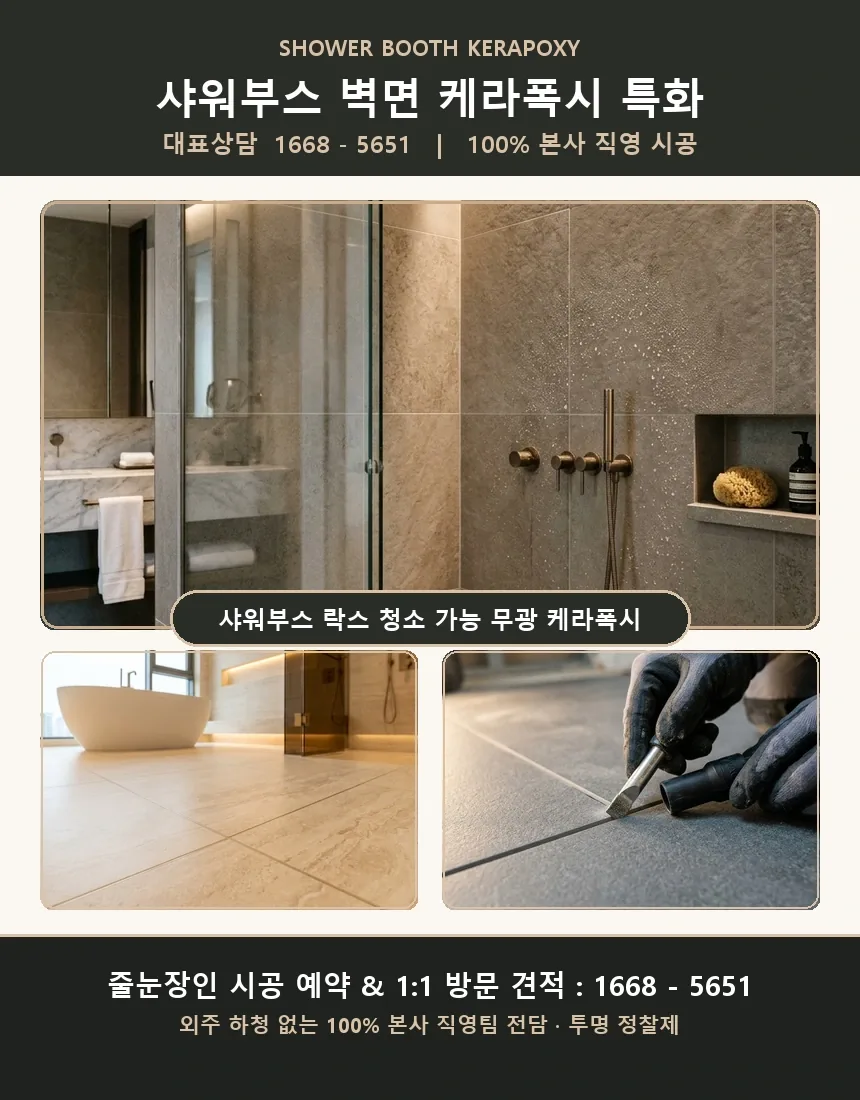 이태리 케라폭시 에폭시 줄눈 마스킹 정석시공 줄눈장인 전문 시공 카드